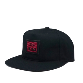 Supra Accessories CROWN JEWEL PATCH SLIDER Hats Black/Red | US-37578